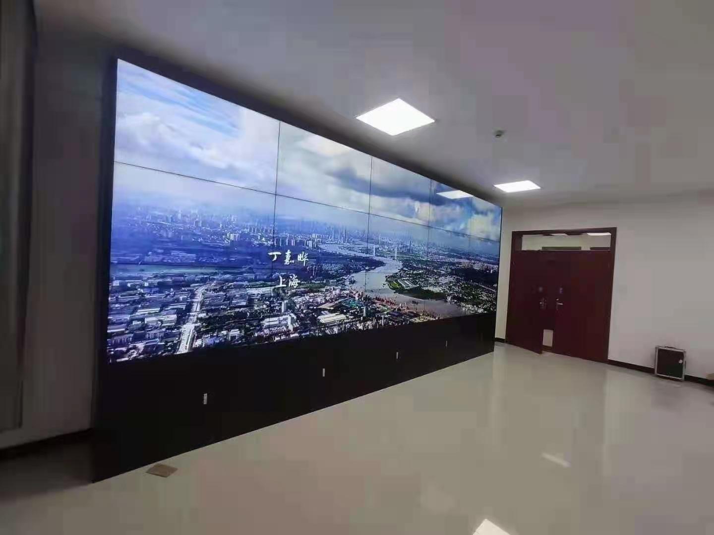 红寺堡拼接屏-55寸京东方液晶拼接屏3X4案例展示